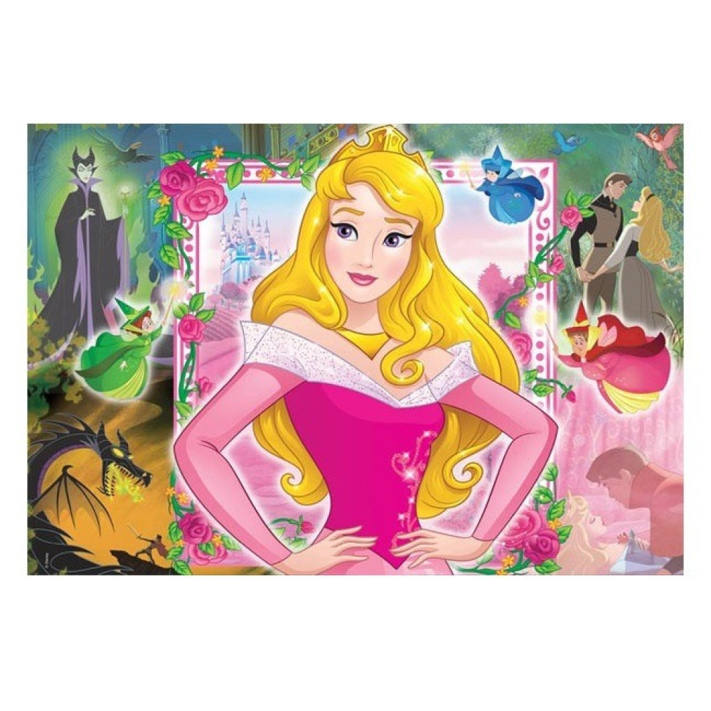 Disney hercegnők 3x48 darabos Supercolor puzzle