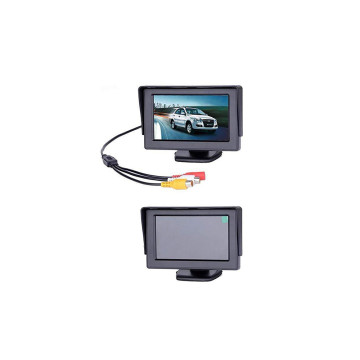 TFT LCD monitor autóba, tolatókamerához is / 4,3”