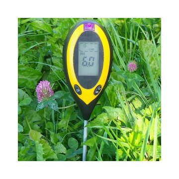 4in1 elektromos talajvizsgáló készülék / fény-, nedvesség-, ph- és hőmérséklet mérése