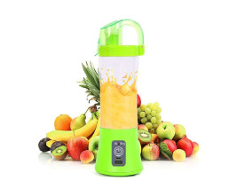 Juice hordozható turmixgép / USB-s smoothie készítő, 380 ml - zöld