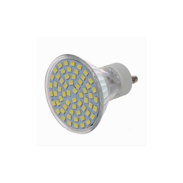 GU10 energiatakarékos izzó 60 leddel / 5W=~50W - hideg fehér