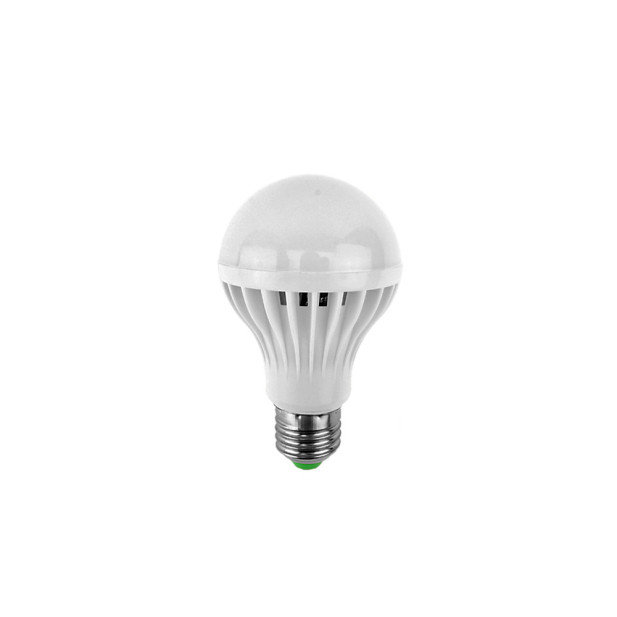 7W kompakt energiatakarékos LED izzó,  E27 foglalatba / 7W=~80W - hideg fehér