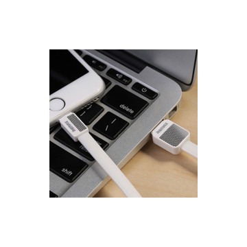 Metal töltő- és adatkábel / USB Type-C csatlakozóval