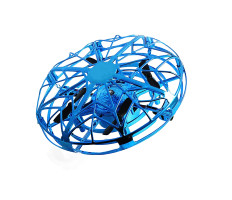 Aircraft mini drón, kéztartással irányítható, kék