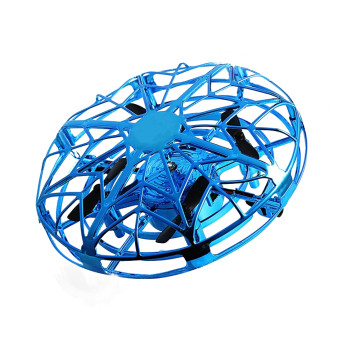 Aircraft mini drón, kéztartással irányítható, kék