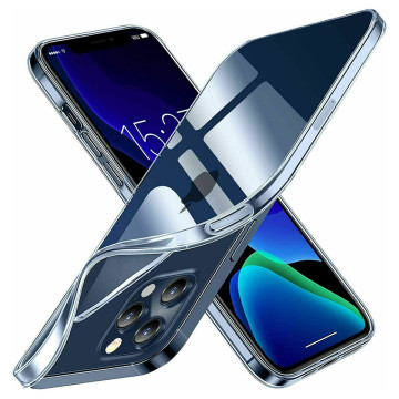Átlátszó szilikon védőtok iPhone 12 Pro Max készülékhez