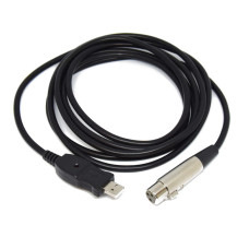 Átalakító audió kábel XLR-ről USB-re