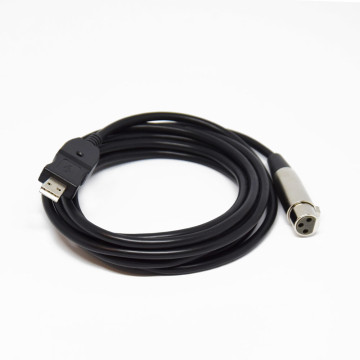Átalakító audió kábel XLR-ről USB-re
