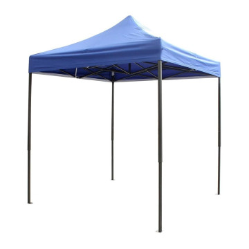 2x2 méteres összecsukható kerti pavilon sátortetővel - kék