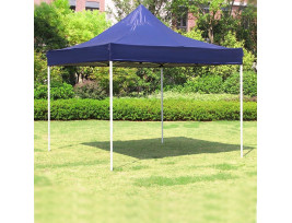 3x3 méteres összecsukható kerti pavilon sátortetővel - kék