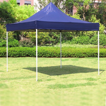 3x3 méteres összecsukható kerti pavilon sátortetővel - kék