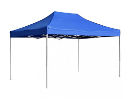 3x2 méteres összecsukható kerti pavilon sátortetővel - kék