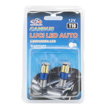T10 Autós LED izzó - 12V / 2 db, 57 LED, 350 Lumen (12565)