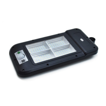 Extra fényes napelemes kültéri LED lámpa, 120W – 128 LED, távirányítóval (HS-8013)