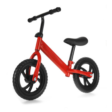 Kétkerekű futóbicikli / egyensúlyozó bicikli gyerekeknek - piros