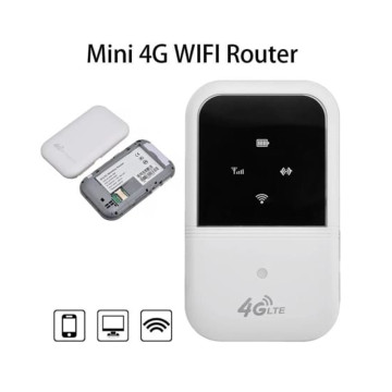 Vezeték nélküli, hordozható mini Router – SIM kártyás mobilinternet csatlakozással / 3G, 4G, LTE