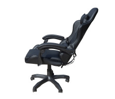 Gamer szék nyak- és derékpárnával / fekete