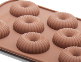 Szilikon csokoládé kiöntő forma - elegáns bonbonok