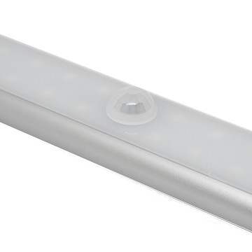 60 ledes mini LED lámpa infravörös mozgásérzékelővel - USB-ről tölthető, 40 cm