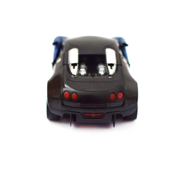 2in1 RC játék, robottá alakítható távirányítós autó akkumulátorral / 1:18-as méretarány - kék