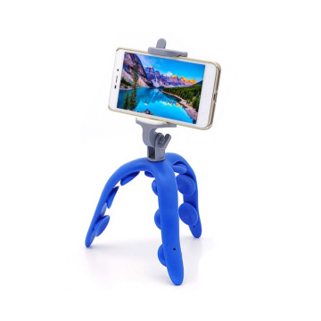 Flexibilis tripod tapadókorongokkal okostelefonhoz, fényképezőgéphez / univerzális asztali állvány és szelfi bot (ST05)