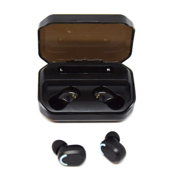 Bluetooth TWS headset kijelzővel / vezeték nélküli fülhallgató tokba épített töltővel (KD-M8)