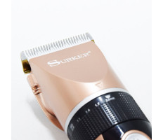 Surker professzionális vezeték nélküli hajnyíró gép - ajándék fésűvel / fekete-rózsaszín (SK-826)
