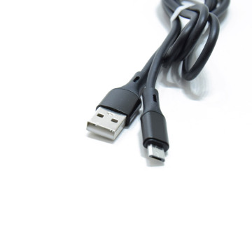 Extra rugalmas adat- és töltőkábel - USB Type-C / 1 méter, fekete 