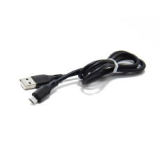 Extra rugalmas adat- és töltőkábel - USB Type-C / 1 méter, fekete 