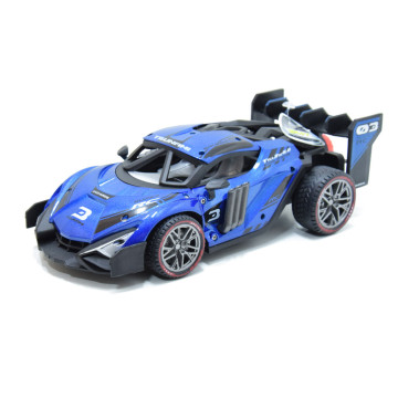 Metal Racing versenyautó - távirányítós, automata vízpermettel / kék