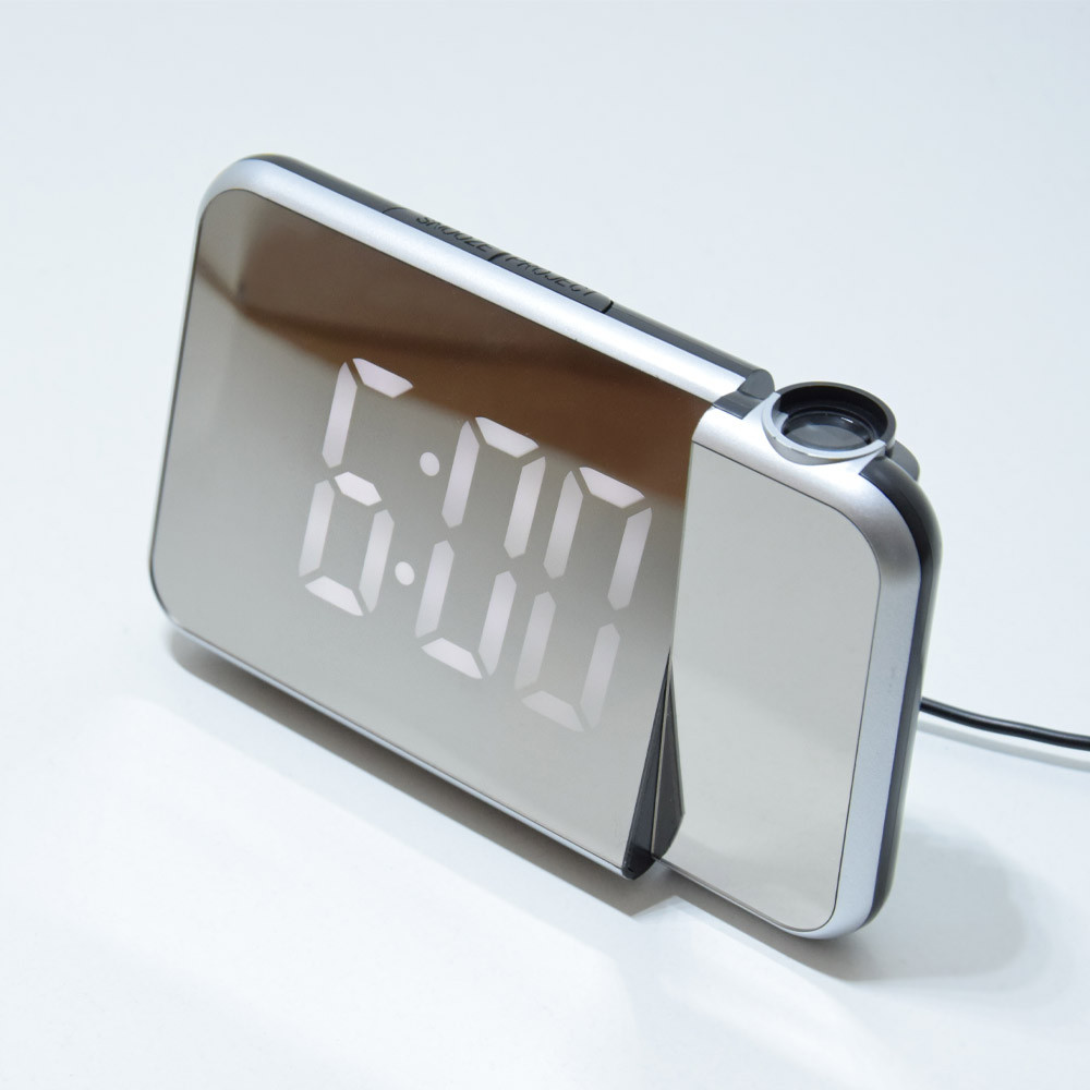 Tükrös ébresztőóra – projektoros idővetítővel, hőmérséklet és dátum kijelzéssel (DS-859OL)