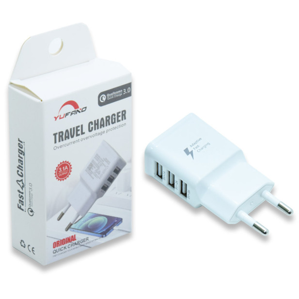 3 x USB gyorstöltő adapter CZY-YFN-0111