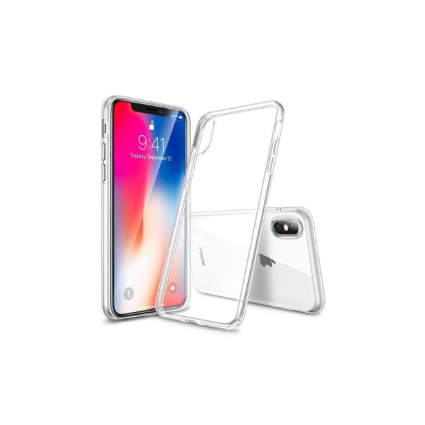 Átlátszó szilikon védőtok iPhone X készülékhez