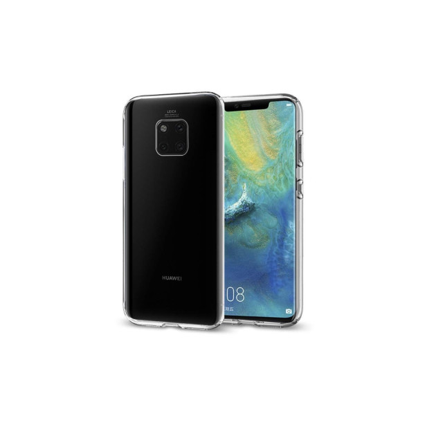 Átlátszó szilikon védőtok Huawei Mate 20 készülékhez