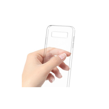 Átlátszó szilikon védőtok Samsung Galaxy S10e készülékhez