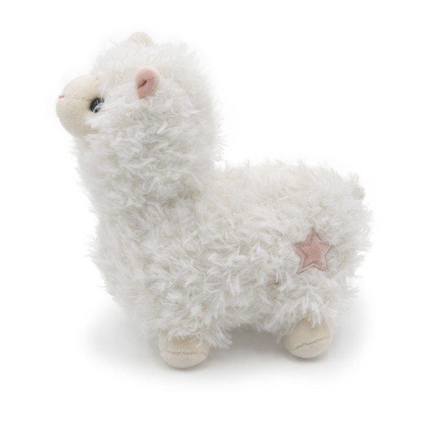 Plüss láma csillagokkal,  20 cm