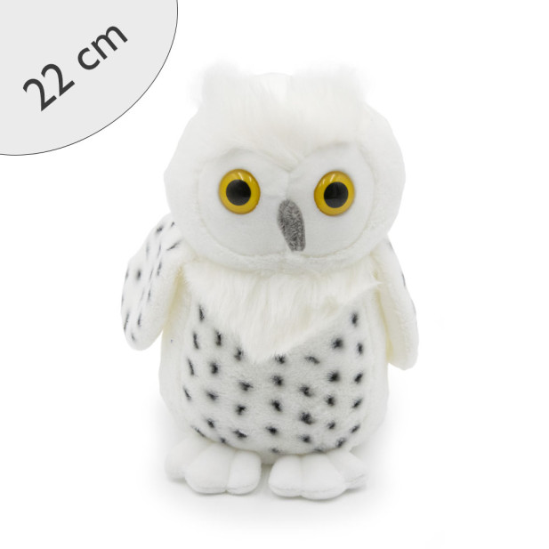 Nagy plüss hóbagoly 22 cm