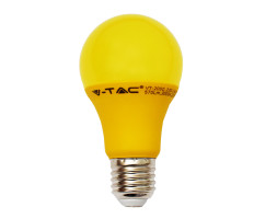 Sárga V-TAC prémium LED izzó / 9W E27 foglalatba