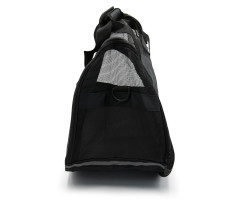 Fekete kisállathordozó táska, nagy