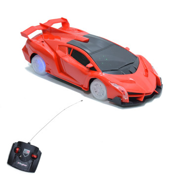 Távirányítós Famous Car sportautó vezeték nélküli távirányítóval, piros