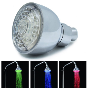 Színváltós LED zuhany / kerek disco zuhanyfej