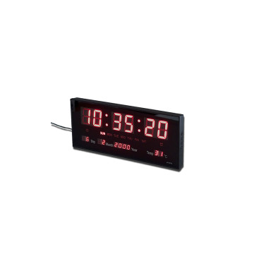 Óriás LED kijelzős digitális óra naptárral, hőmérővel és ébresztővel