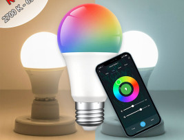 Smart RGB LED izzó / E27 Bluetooth hangulatlámpa