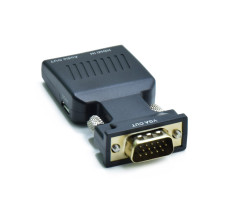 HDMI-VGA átalakító audio kimenettel