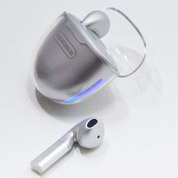 Gyöngyház fényű vezeték nélküli Bluetooth fülhallgató