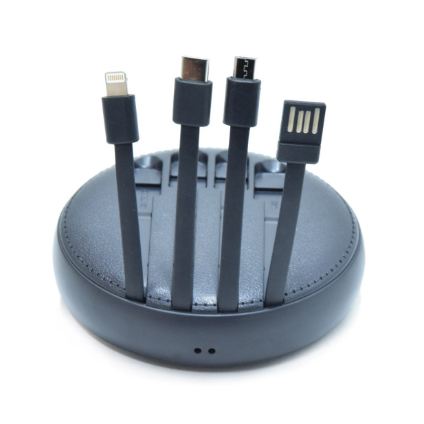 4 az 1-ben PowerBank - USB,  Micro USB,  Type-C,  Lightning töltés