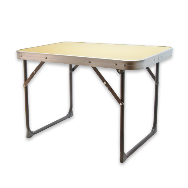 Kemping asztal,  barna - 60x40x40 cm