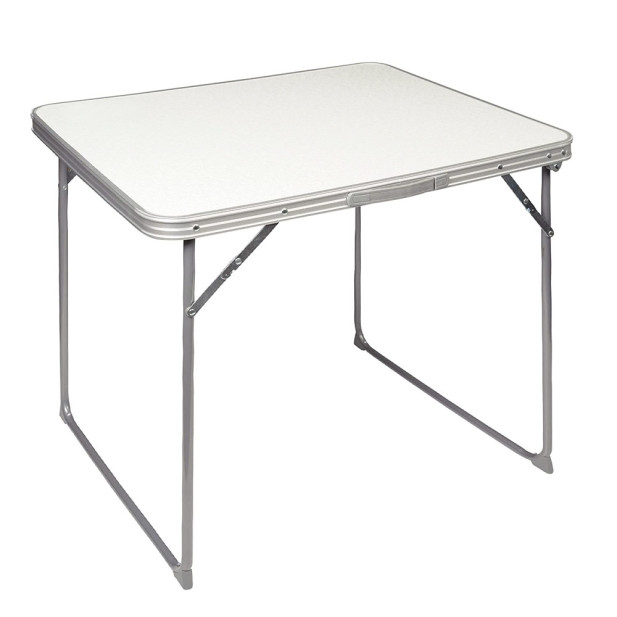 Kemping asztal,  fehér - 80x60 cm