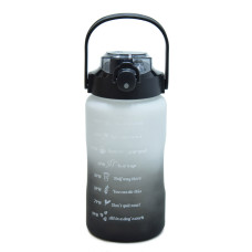 Színátmenetes kulacs, 1500 ml - fekete tetővel