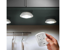 Mini LED világítás készlet távirányítóval / 3 db COB LED panel